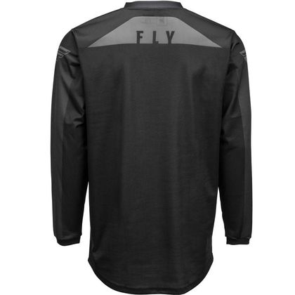 Camiseta de motocross Fly F-16 RIDING BLACK GREY ENFANT 2020