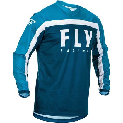 Camiseta de motocross Fly F-16 RIDING NAVY BLUE WHITE 2020 Ref : FL0700 