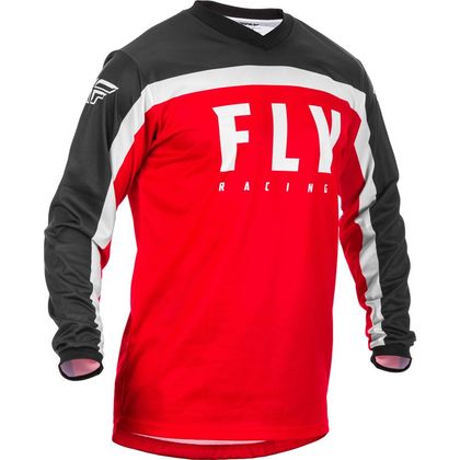 Camiseta de motocross Fly F-16 RIDING RED BLACK WHITE 2020 Ref : FL0702 