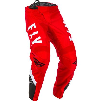 Pantalón de motocross Fly F-16 RIDING RED BLACK WHITE ENFANT Ref : FL0753 