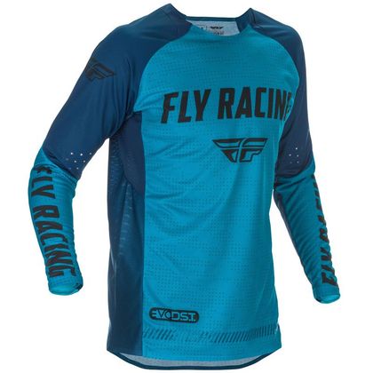 Camiseta de motocross Fly EVO DST BOA - BLUE BLACK 2021 Ref : FL0983 