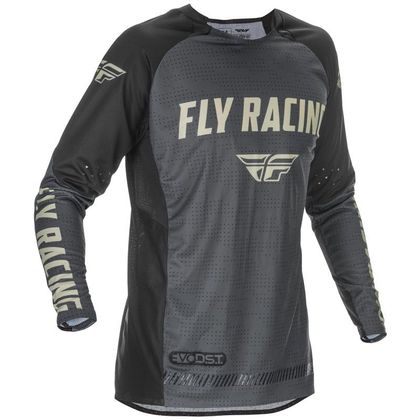 Camiseta de motocross Fly EVO DST BOA - GREY BLACK STONE 2021 Ref : FL0977 