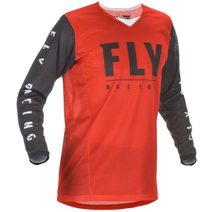 Camiseta de motocross Fly KINETIC MESH - RED BLACK 2021 Ref : FL1039 