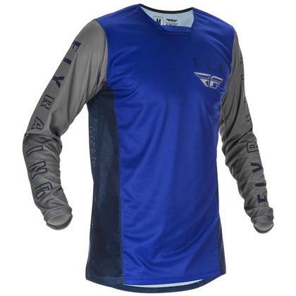 Camiseta de motocross Fly KINETIC K121 - BLUE NAVY GREY 2021