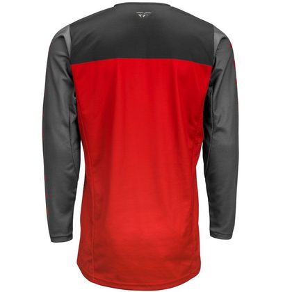 Camiseta de motocross Fly KINETIC K121 - RED GREY BLACK 2021