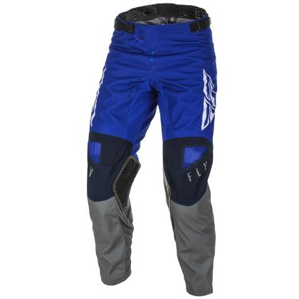 Pantalón de motocross Fly KINETIC K121 KID - BLUE NAVY GREY Ref : FL1089 