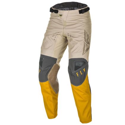 Pantalón de motocross Fly KINETIC K121 KID - MOUTARDE STONE GREY Ref : FL1092 