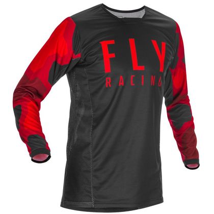 Camiseta de motocross Fly KINETIC K221 - RED BLACK 2021 Ref : FL1022 