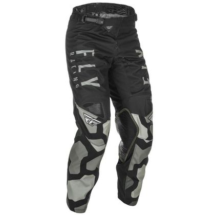 Pantalón de motocross Fly KINETIC K221 - BLACK GREY 2021 - Negro / Gris