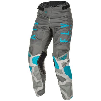 Pantalón de motocross Fly KINETIC K221 KID - GREY BLUE Ref : FL1101 