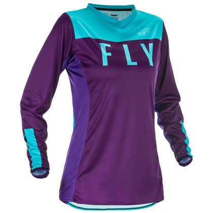 Camiseta de motocross Fly LITE WOMAN - PURPLE BLUE 2021 Ref : FL1060 