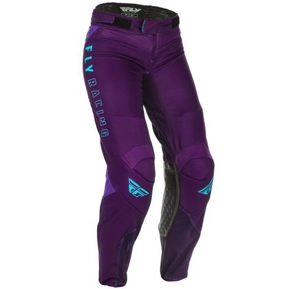 Pantalón de motocross Fly LITE WOMAN - PURPLE BLUE 2021 - Violeta / Azul