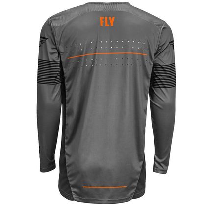 Camiseta de motocross Fly LITE BOA - GREY ORANGE BLACK 2021