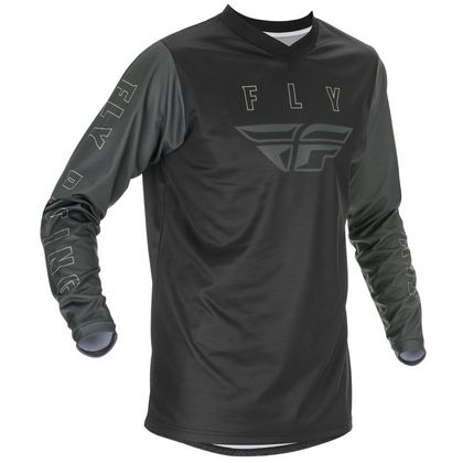 Camiseta de motocross Fly F-16 KID - BLACK GREY Ref : FL1106 