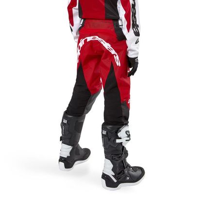 Pantalón de motocross Alpinestars YOUTH RACER OCURI - Rojo / Blanco
