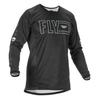 Camiseta de motocross Fly KINETIC FUEL NOIR/BLANC 2022 Ref : FL1282 