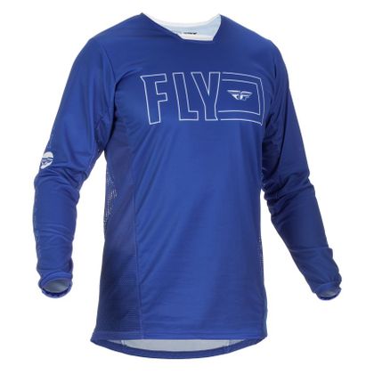Camiseta de motocross Fly KINETIC FUEL BLEU/BLANC 2022 Ref : FL1283 