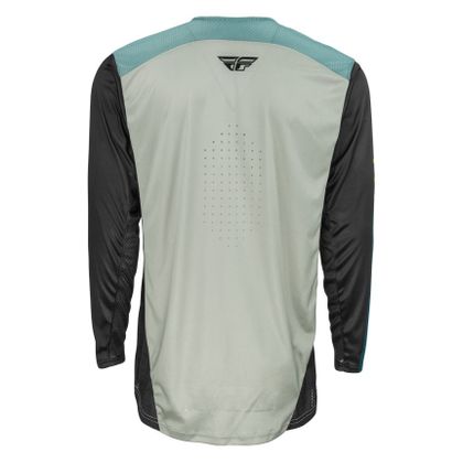 Maillot cross Fly LITE GRIS/TEAL/JAUNE FLUO 2022