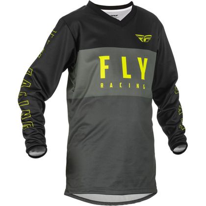 Camiseta de motocross Fly F-16 - GRIS/NEGRO/AMARILLO FLUOR NI?O/A