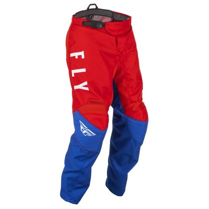 Pantalón de motocross Fly F-16 - ROJO/BLANCO/AZUL NI?O/A Ref : FL1325 