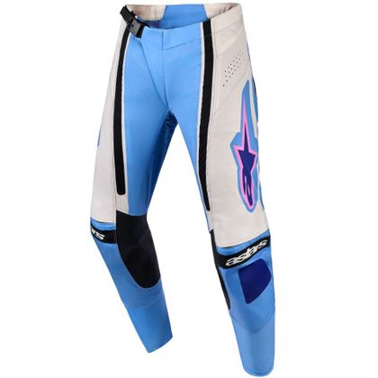 Pantalon cross Alpinestars STELLA - TECHSTAR - NOMUR 2025 - Bleu / Blanc Ref : AP4015 