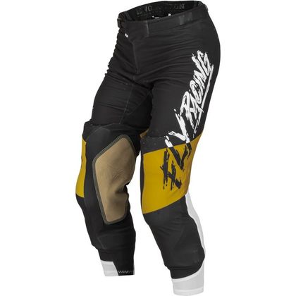 Pantalón de motocross Fly LIMITED EDITION BRAZEN 2023 - Blanco / Amarillo Ref : FL1470 