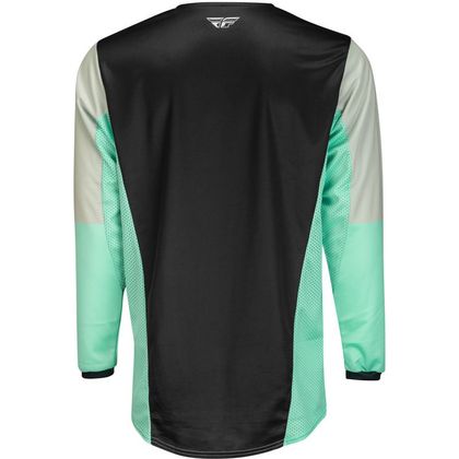 Camiseta de motocross Fly KINETIC JET 2023 - Negro / Verde
