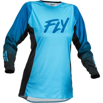 Camiseta de motocross Fly LITE LADY 2023 - Azul / Negro Ref : FL1477 