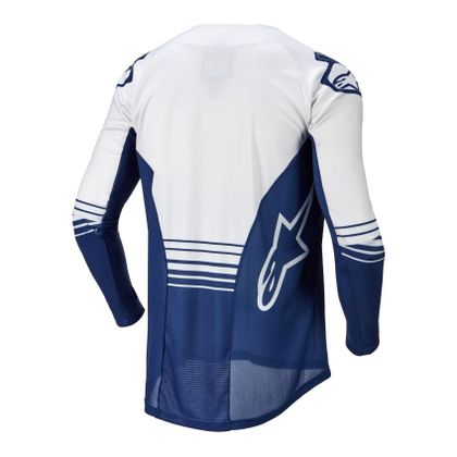 Camiseta de motocross Alpinestars TECHSTAR PHANTOM - DARK BLUE WHITE 2022