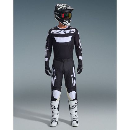 Alpinestars RACER LUCHT - RIWAY 2025 Kruisshirt - Zwart / Wit