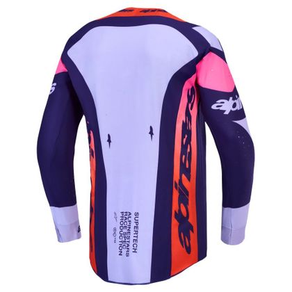 Krosový dres Alpinestars SUPERTECH - DYNA 2027 - Fialový / Růže