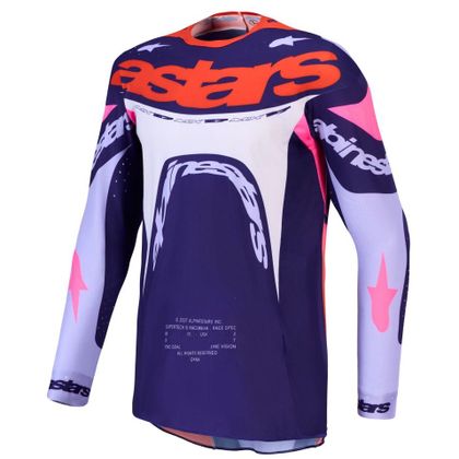 Krosový dres Alpinestars SUPERTECH - DYNA 2027 - Fialový / Růže Ref: AP4472 