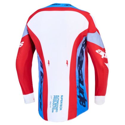 Krosový dres Alpinestars SUPERTECH - DYNA 2027 - Červená / Bílá