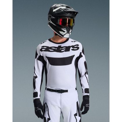 Alpinestars RACER - RIWAY 2025 Cross jersey - White / Black