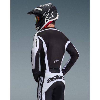 Alpinestars RACER - RIWAY 2025 Cross jersey - White / Black