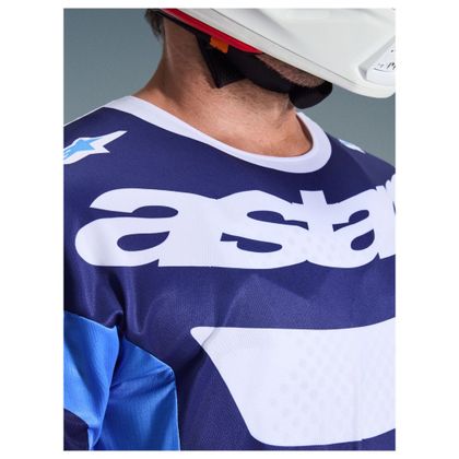 Alpinestars RACER - RIWAY 2025 Kruisshirt - Blauw / Wit