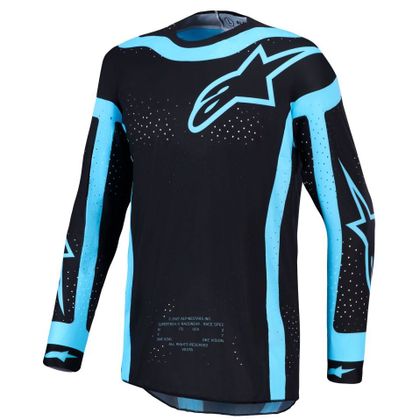 Krosový dres Alpinestars SUPERTECH - VESTA 2027 - Černá / Modrá Ref: AP4467 