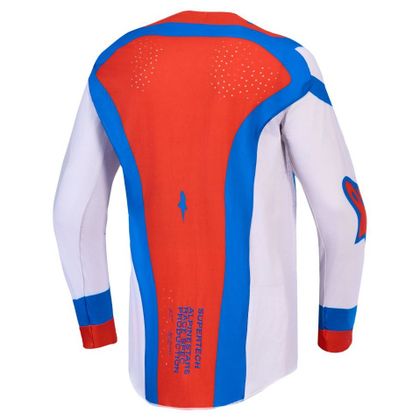 Krosový dres Alpinestars SUPERTECH - VESTA 2027 - Bílá / Červená