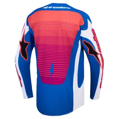 Krosový dres Alpinestars TECHSTAR - MAVEN 2027 - Bílá / Růže