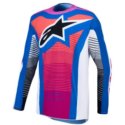 Krosový dres Alpinestars TECHSTAR - MAVEN 2027 - Bílá / Růže Ref: AP4480 