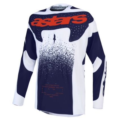 Krosový dres Alpinestars TECHSTAR - SWAN 2027 - Šedá / Červená Ref: AP4496 