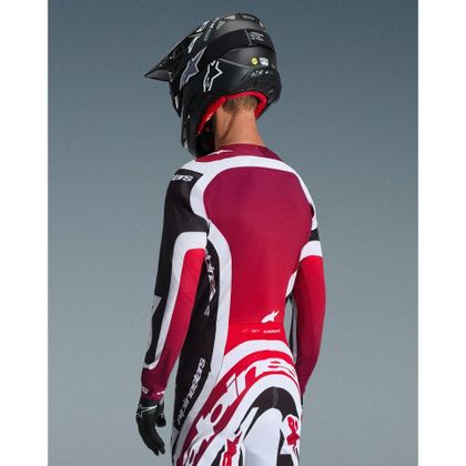 Alpinestars SUPERTECH - AFD V 2025 Cross jersey - Black / Red