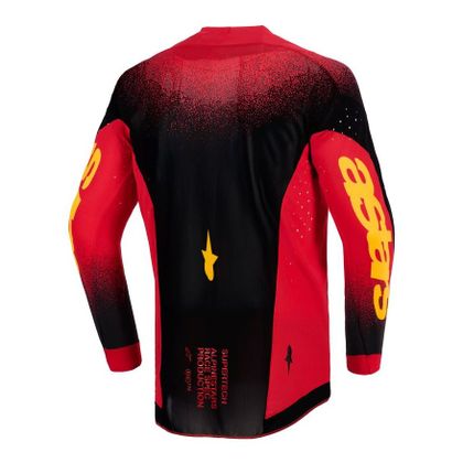Alpinestars SUPERTECH - SCENZ 2025 Cross-Trikot - Rot / Schwarz