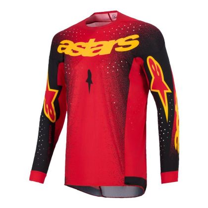 Alpinestars SUPERTECH - SCENZ 2025 Cross-Trikot - Rot / Schwarz Ref : AP4028 