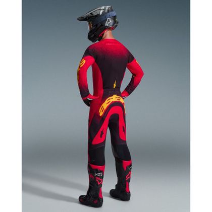 Alpinestars SUPERTECH - SCENZ 2025 Cross-Trikot - Rot / Schwarz