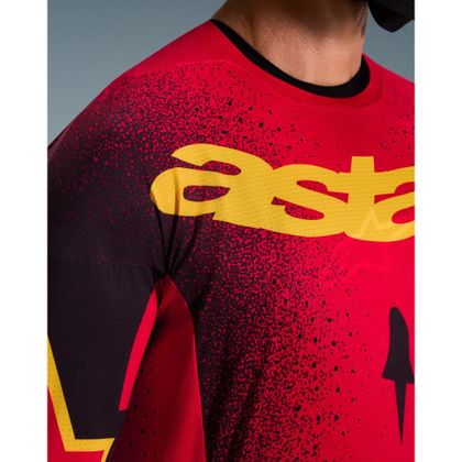 Alpinestars SUPERTECH - SCENZ 2025 Cross-Trikot - Rot / Schwarz