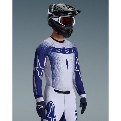 Alpinestars SUPERTECH - SCENZ 2025 Kruisshirt - Grijs / Blauw