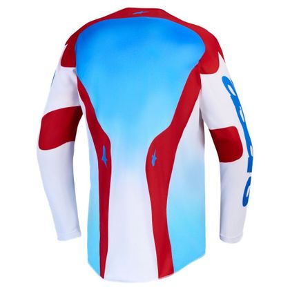 Maillot cross Alpinestars RACER - HUNT 2027 - Blanc / Rouge