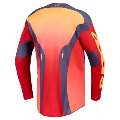 Maillot cross Alpinestars RACER - HUNT 2027 - Rouge / Gris