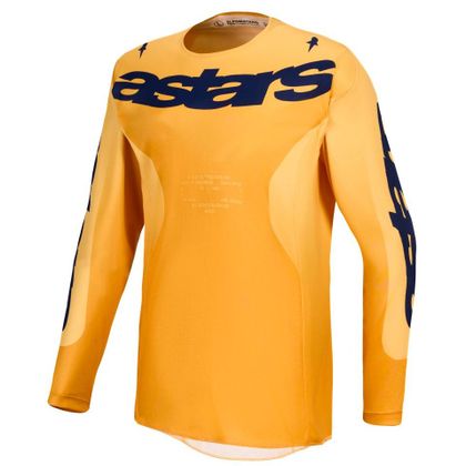 Krosový dres Alpinestars RACER - AMBER 2027 - Oranžový / Modrá Ref: AP4505 